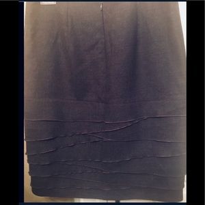 CARLISLE Grey Pencil Skirt Sz 4